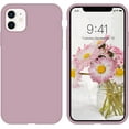 thumbnail image 1 of iPhone 11 Case iPhone 11 Phone Case Liquid Silicone Soft Gel Rubber Cover Microfiber Lining Anti-Scratch Durable Full Body Shockproof Protective Phone Cases for iPhone 11 6.1", Lilac Purple, 1 of 15