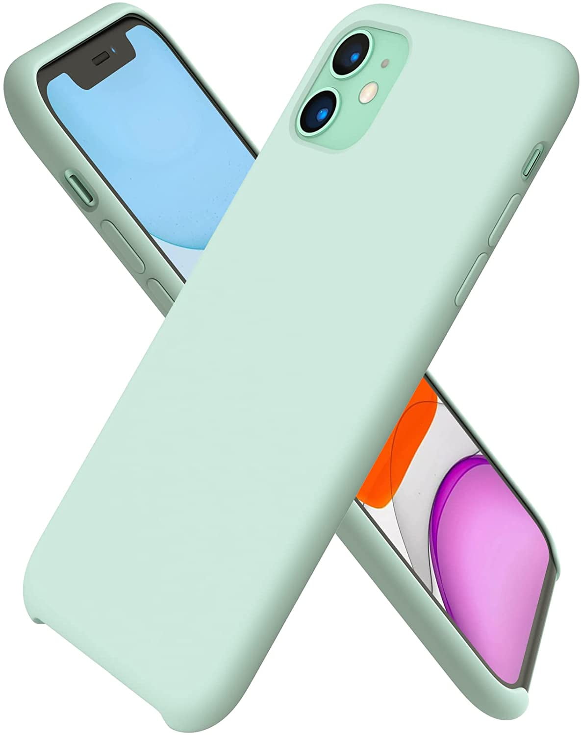 iPhone 11 Liquid Silicone Case, Slim Soft Gel Rubber Cover