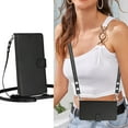thumbnail image 1 of iPhone 11 PRO MAX Case ,RFID Blocking Cover Crossbody Lanyard Flip Leather Wallet Case for iPhone 11 PRO MAX, 1 of 5