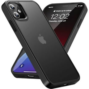 for iPhone 11 Phone Case, Shockproof for iPhone 11 Case, Grade Drop Protection, Protective Hard Back Slim Translucent Case for iPhone 11 6.1'', Frosted Black