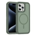 thumbnail image 1 of iPhone 11 Phone Case, Phone case iPhone 11 Magnetic Case [Compatible with MagSafe] Tough Rugged Matte Slim Shockproof Anti-Fingerprint Anti-Scratch Protective Cover, Light Green, 1 of 7