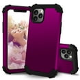 thumbnail image 1 of iPhone 11 Pro 5.8" Case, Allytech Hybrid Soft Rubber Heavy Duty Protection Rugged Shockproof Anti-Scratch Armor Defender Wireless Charging Support Back Cover for Apple iPhone 11 Pro 5.8", Purple, 1 of 10