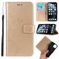 thumbnail image 1 of iPhone 11 Pro 5.8" Case Wallet, Allytech PU Leather Slim Fit Folio Flip Shell Kickstand Lightweight Shockproof Full Protection TPU Case Covers for Apple iPhone 11 Pro 5.8" 2019,Gold, 1 of 5