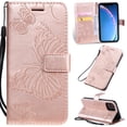 thumbnail image 1 of iPhone 11 Pro 5.8" Case Wallet, Allytech Slim Fit PU Leather Folio Wrist Strape Shockproof Protective Lightweight Cards Slots TPU Back Cover Case for Apple iPhone 11 Pro 5.8" 2019, Rosegold, 1 of 1