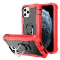 thumbnail image 1 of For iPhone 11 Pro Case 5.8", Allytech Full-Body Protection 3 in 1 Hybrid Shockproof Rugged Heavy Duty Drop Protection Ring Holder Stand Case for iPhone 11 Pro 5.8 inch 2019, Red + Black, 1 of 5