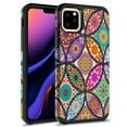 thumbnail image 1 of iPhone 11 Pro Case, Kaesar Slim Hybrid Dual Layer Shockproof Hard Cover Graphic Fashion Cute Colorful Silicone Skin Cover Armor Case for iPhone 11 Pro (Colorful Mandala), 1 of 5
