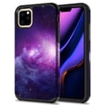 thumbnail image 1 of iPhone 11 Pro Case, Kaesar Slim Hybrid Dual Layer Shockproof Hard Cover Graphic Fashion Cute Colorful Silicone Skin Cover Armor Case for iPhone 11 Pro (Galaxy Cloud), 1 of 4