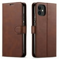 thumbnail image 1 of iPhone 11 Pro Case, [Not fit for iPhone 11 / iPhone 11 Pro Max], Included [Tempered Glass Screen Protector], Starshop Premium Leather Wallet Pocket Credit Card Slots-Brown, 1 of 8