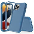 thumbnail image 1 of for iPhone 11 Pro Case, Protective Case Compatible with iPhone 11 Pro Case, Hybrid Heavy Duty Military Grade Full-Body Drop Shockproof Dustproof 3-Layers Rugged Phone Cover, Royalblue, 1 of 4