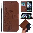 thumbnail image 1 of iPhone 11 Pro Max 6.5" Case Wallet, Allytech PU Leather Slim Lightweight Shockproof Cards Holder Full Protection Folio Flip Shell Anti-slip Hand Strap Covers for Apple iPhone 11 Pro Max,Coffee, 1 of 5