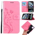 thumbnail image 1 of iPhone 11 Pro Max 6.5" Case Wallet, Allytech PU Leather Slim Lightweight Shockproof Cards Holder Full Protection Folio Flip Shell Anti-slip Hand Strap Covers for Apple iPhone 11 Pro Max,Pink, 1 of 5