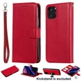 thumbnail image 1 of iPhone 11 Pro Max 6.5" Case Wallet, Allytech Premium Leather Flip Case Cover & Card Slots Pocket, Support Wireless Charging Detachable Slim Case for Apple iPhone 11 Pro Max, Red, 1 of 1