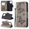 thumbnail image 1 of iPhone 11 Pro Max 6.5" Wallet Case, Dteck Embossed Butterfly Flip PU Leather Stand Wallet Case Cover For Apple iPhone 11 Pro Max 2019, Gray, 1 of 6