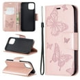 thumbnail image 1 of iPhone 11 Pro Max 6.5" Wallet Case, Dteck Embossed Butterfly Flip PU Leather Stand Wallet Case Cover For Apple iPhone 11 Pro Max 2019, Pink, 1 of 6