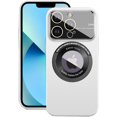 thumbnail image 1 of for iPhone 11 Pro Max Case 6.5" 2019, Large Viewport Design, Hard PC Built-in Luxury Camera Lens Protector Full Protection Phone Cover with Magsafe for Women Girls Boy Men, White, 1 of 9