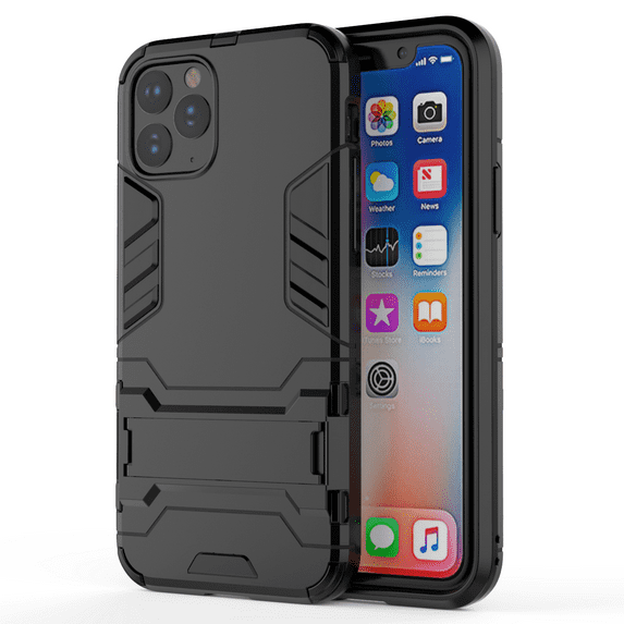 iPhone 11 Pro Max Case 6.5", iPhone 11 Case 6.5" 2019, Allytech Slim Wireless Charging Support Scratch Resistant Shock-Absorption Case Cover for Apple iPhone 11 Pro Max 6.5", Black