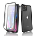 thumbnail image 1 of iPhone 11 Pro Max Case 6.5", Allytech Silicone PC Built-in Screen Protector Full Protection Shockproof Anti-Scratch Defender Bumper Anti-Scratch Cover Shell for Apple iPhone 11 Pro Max 2019,Black, 1 of 12