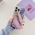 thumbnail image 1 of for iPhone 11 Pro Max Case 6.5 Inch, [10FT Military Grade Drop Protection] Marble Phone Case Slim Glossy Soft TPU Shockproof Protective Cover for Women Men Stylish Phone Cases (Lightpurple+Blue), 1 of 6