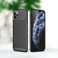 thumbnail image 1 of for iPhone 11 Pro Max Case Carbon Fiber Patterned, Military-Grade Drop Protection Cover, Slim Shockproof TPU Rubber for iPhone 11 Pro Max Anti-Scratch,Supports Wireless Charging,Black, 1 of 9