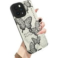 thumbnail image 1 of for iPhone 11 Pro Max Case, Cute Pattern White Butterfly iPhone 11 Pro Max Case, Screen Protector Camera Protection Lens Shockproof Phone Case for Girls Women, 1 of 6