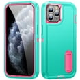 thumbnail image 1 of for iPhone 11 Pro Max Case Kickstand Durable 3-Layer Military Grade Protective Cover Hybrid Silicone Heavy Duty Rugged Shockproof Screen Lip Raised Protection for iPhone 11 Pro Max Case,
Mint+Rose, 1 of 8