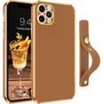 thumbnail image 1 of iPhone 11 Pro Max Case,Phone Case for iPhone 11 Pro Max,Slim Fit Soft with Adjustable Wristband Kickstand Scratch Resistant Shockproof Protective Cover for iPhone 11 Pro Max 6.5", Coffee Brown, 1 of 18