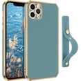 thumbnail image 1 of iPhone 11 Pro Max Case,Phone Case for iPhone 11 Pro Max,Slim Fit Soft with Adjustable Wristband Kickstand Scratch Resistant Shockproof Protective Cover for iPhone 11 Pro Max 6.5, 1 of 18