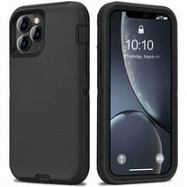 iPhone 11 Pro Max Case Shockproof Dust/Drop Proof 3 in 1 Full Body Rugged Heavy Duty Durable Cover Black