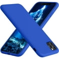 thumbnail image 1 of for iPhone 11 Pro Max Case, Soft Liquid Silicone Slim Rubber Full Body Protective iPhone 11 Pro Max Case Cover (with Soft Microfiber Lining) Design for iPhone 11 Pro Max - Klein Blue, 1 of 14
