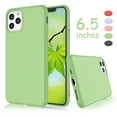 thumbnail image 1 of iPhone 11 Pro Max Case, Takfox iPhone11 Pro Max Protective Case, [Frosted] Shockproof Liquid Silicone Gel Rubber Case Soft TPU Bumper Ultra Thin Matte Phone Case Cover For iPhone11 Pro Max, Green, 1 of 6