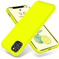 thumbnail image 1 of iPhone 11 Pro Max Case,Ultra Slim Fit iPhone Case Liquid Silicone Gel Cover with Full Body Protection Anti-Scratch Shockproof Case Compatible with iPhone 11 Pro Max (Fluorescent Yellow), 1 of 14