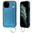thumbnail image 1 of iPhone 11 Pro Max Case Wallet, Allytech Glitter PU Leather Kickstand Cards Holder Wrist Strap Back Covers Cases for Apple iPhone 11 Pro Max 6.5 Inch 2019, Blue, 1 of 6