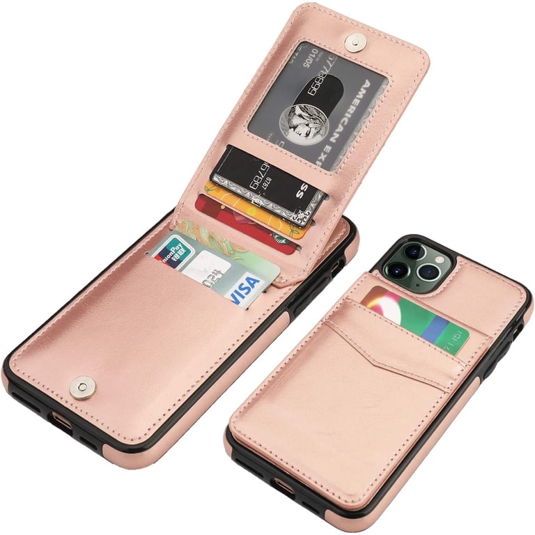iPhone 11 Pro Max Case Wallet with Credit Card Holder, Premium