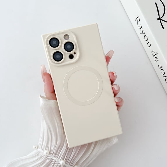 for iPhone 11 Pro Max Magnetic Case, Compatible with MagSafe, Luxury Matte Hard PC Shockproof Protective Skin Friendly Anti-Scratch Lightweight Back Case Cover for iPhone 11 Pro Max, White