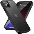 thumbnail image 1 of for iPhone 11 Pro Max Phone Case, Shockproof iPhone 11 Pro Max Case, Military Grade Drop Protection, Protective Hard Back Slim Translucent Case for iPhone 11 Pro Max 6.5'', Frosted Black, 1 of 7