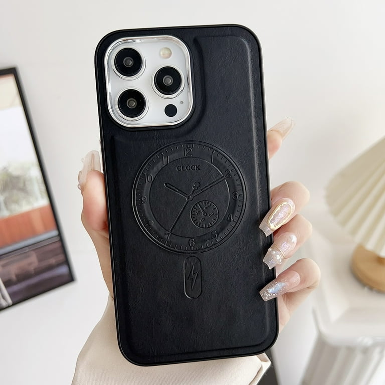 for iPhone 11 Pro Max Vintage Premium PU Leather Impact Case