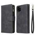 thumbnail image 1 of iPhone 11 Pro Max Wallet Case, Dteck Soft Leather Zipper Wallet Case Magnetic Buckle Horizontal Flip Cover with 5 Card Slots/Photo Pocks For Apple iPhone 11 Pro Max 6.5 inch 2019, Black, 1 of 8