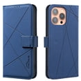 thumbnail image 1 of For iPhone 11 Pro Max Wallet Phone Case,RFID Blocking Card Slots Holder Premium PU Leather,Flip Folio Kickstand,Line Embossing Designing,Magnetic Closure,Shockproof Anti-fall Phoe Case,Blue, 1 of 8