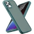 thumbnail image 1 of for iPhone 11 Pro Phone Case, Shockproof iPhone 11 Pro Case, Military Grade Drop Protection, Protective Hard Back Slim Translucent Case for iPhone 11 Pro 5.8'', Frosted Green, 1 of 11
