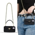 thumbnail image 1 of for iPhone 11 Pro Wallet Case,Crossbody Phone Case with Lanyard Strap Cute Wallet Case Flip Folio Credit Card Holder Soft Silicone Girls Lady Handbag Case for iPhone 11 Pro Black, 1 of 12