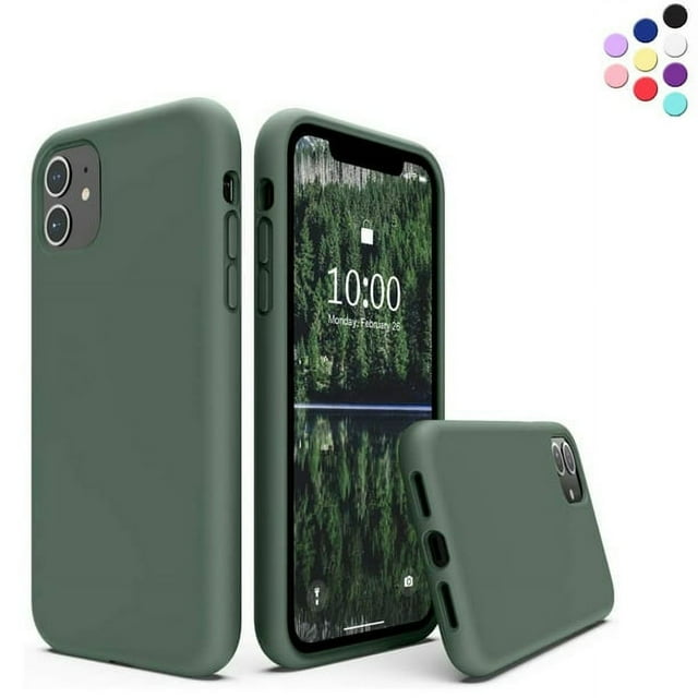 iPhone 11 Silicone Case {Shock-Absorbent; Bumper Soft TPU Cover Case