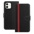 thumbnail image 1 of for iPhone 11 Wallet Case, Fashion PU Leather +TPU Card Slots Cash Pocket Kickstand Full Body Protection Men and Women Shockproof Protective Phone Cover for iPhone 11, Black, 1 of 9