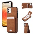 thumbnail image 1 of for iPhone 11 Wallet Case with Shoulder Lanyard Strap, Crossbody Phone Case with Card Holder Slots for Women Girls, Luxury PU Leather Flip Stand Purse Cover Shockproof Case, Brown, 1 of 9