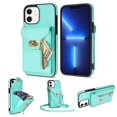 for iPhone 11 Wallet Case, iPhone 11 Zipper Purse Crossbody Wallet