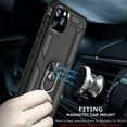 thumbnail image 1 of iPhone 11Pro MAX 6.5 inch Case, Dteck Magnetic Shockproof Adsorption Hard Armor Ring Holder For Car Mount with Kickstand/Military Grade Drop Case For Apple iPhone 11Pro Max 6.5", Black, 1 of 8