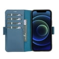 thumbnail image 1 of iPhone 12 & 12 Pro Folio Handcrafted Full Grain Leather Wallet Case, 1 of 25