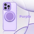 thumbnail image 1 of For iPhone 12 Case with Magnetic Ring Stand Holder [Military Drop Protection] [Compatible with MagSafe] Shockproof Protective Non-Slip Grip Phone Case For iPhone 12,Purple, 1 of 8