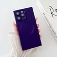 thumbnail image 1 of for iPhone 12 Magnetic Case, Compatible with MagSafe, Luxury Matte Hard PC Shockproof Protective Skin Friendly Anti-Scratch Lightweight Back Case Cover for iPhone 12, Darkpurple, 1 of 6