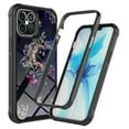 thumbnail image 1 of iPhone 12 Mini Case (5.4"), Rosebono Hybrid IMD Design Graphic Anti-Scratch Fashion Cute Colorful Silicone Skin Cover Armor Case for iPhone 12 Mini (Wiccan Moon), 1 of 5