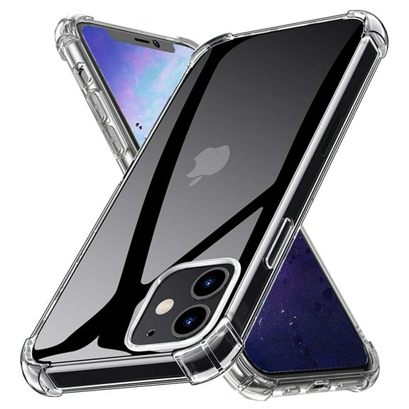 iPhone 12 Mini Case, Crystal Clear Anti-Scratch Shock Absorption Hard Phone Cover, TPU Bumper with Reinforced Corners For Iphone 12 Mini 5.4 inch Cases